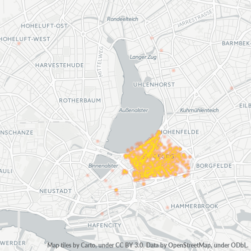 20099 Standortdichte-Heatmap