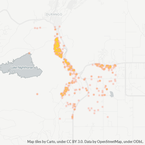 81303 Business Density Heatmap