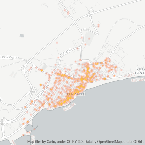 Mappa di calore per cap 97016