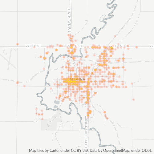 50511 Business Density Heatmap