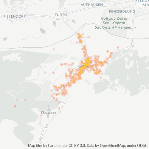 Heatmap für postleitzahl 5710