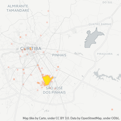 81730-000 Heatmap de Densidade da Empresa