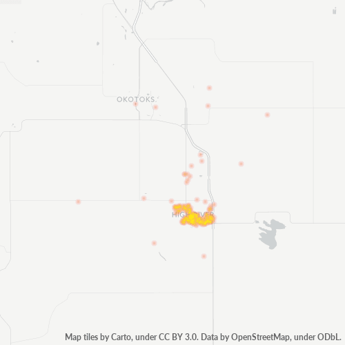 T1V Business Density Heatmap