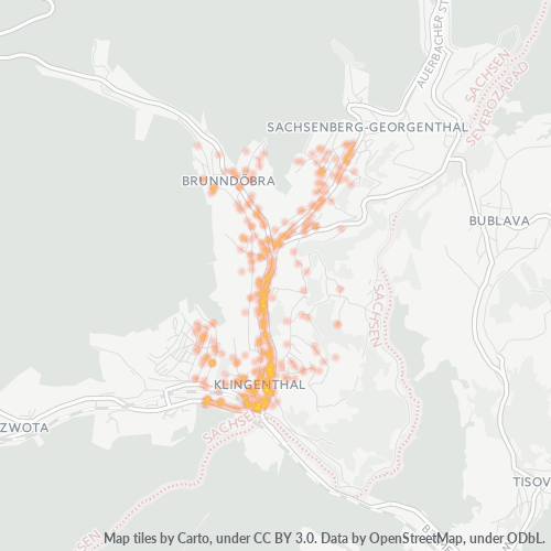 Heatmap für plz 08248