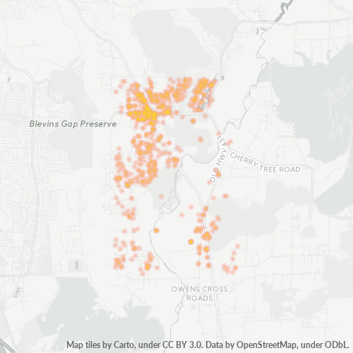 35763 Business Density Heatmap