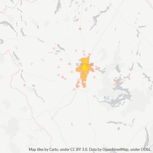 16-400 Mapa intensywności działalności gospodarczej