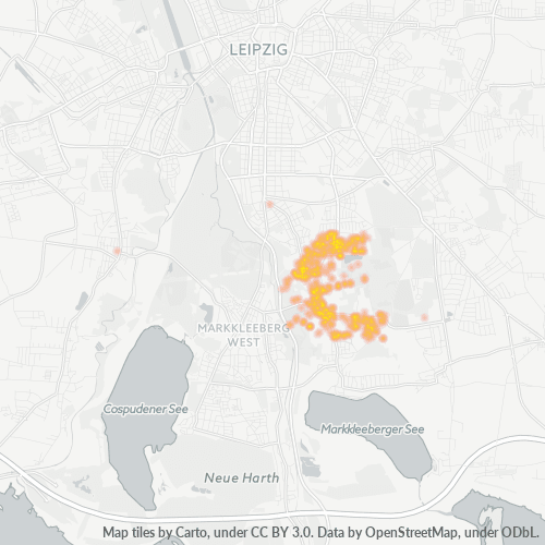 Heatmap für plz 04279