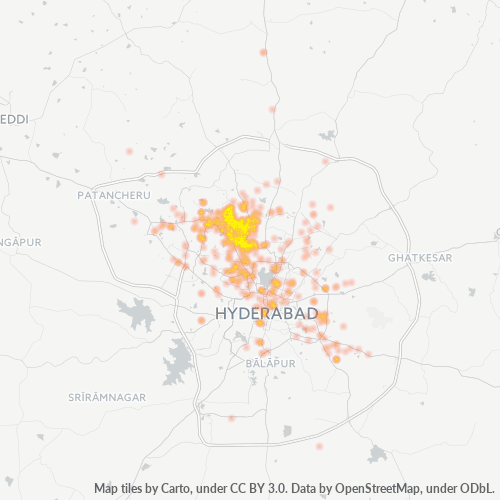 500037 Business Density Heatmap