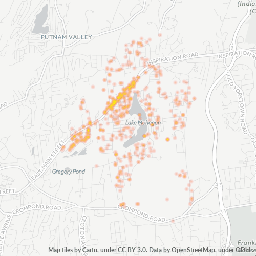 10547 Business Density Heatmap