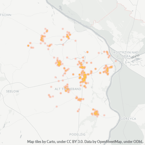 Heatmap für plz 15328