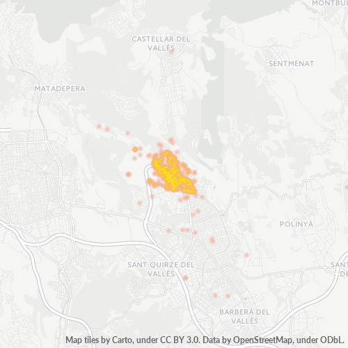 08207 Mapa de calor de densidad empresarial