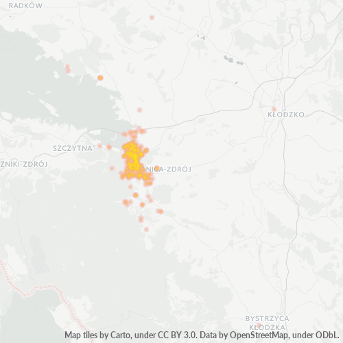 57-320 Mapa intensywności działalności gospodarczej