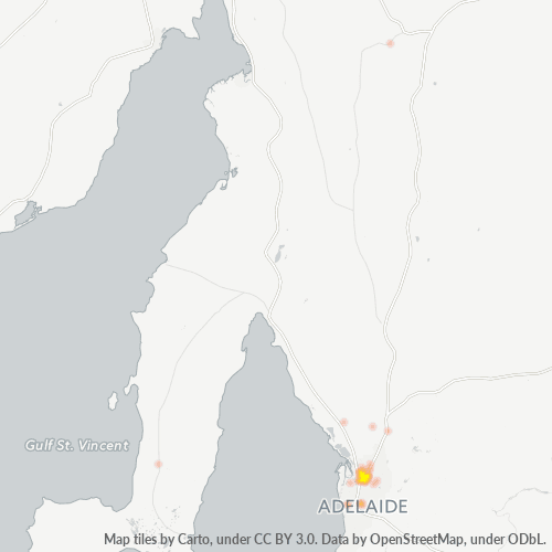 5095 Business Density Heatmap