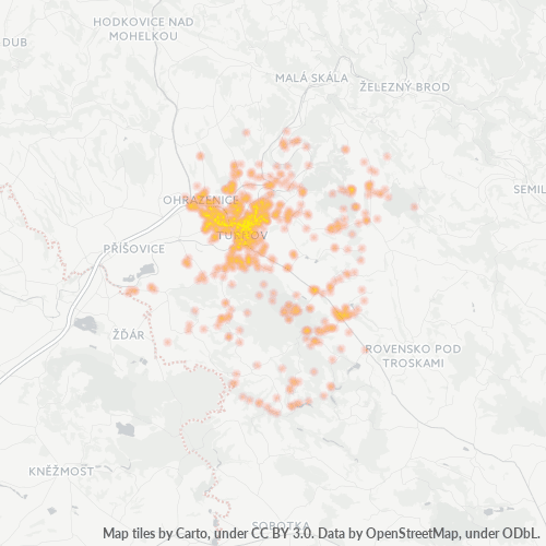 511 01 Mapa hustoty obchodu