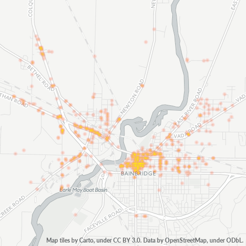 39817 Business Density Heatmap