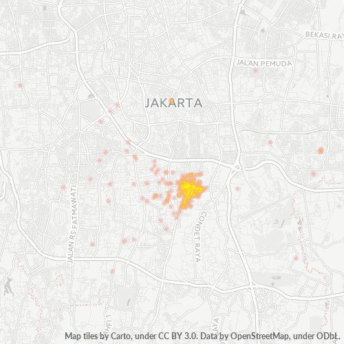 12750 Peta Panas Densitas Bisnis