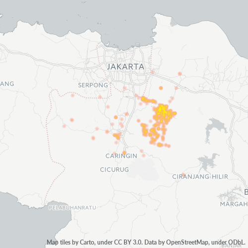 16830 Peta Panas Densitas Bisnis