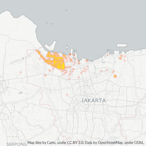 14460 Peta Panas Densitas Bisnis