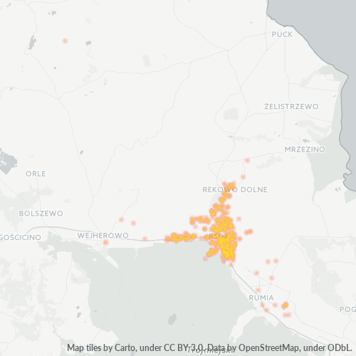 84-240 Mapa intensywności działalności gospodarczej