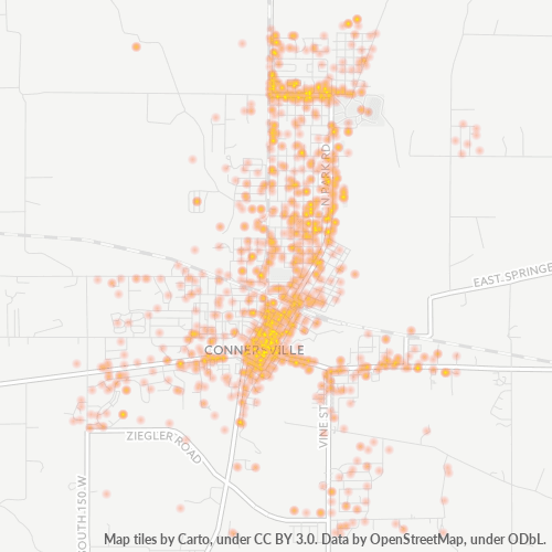 47331 Business Density Heatmap