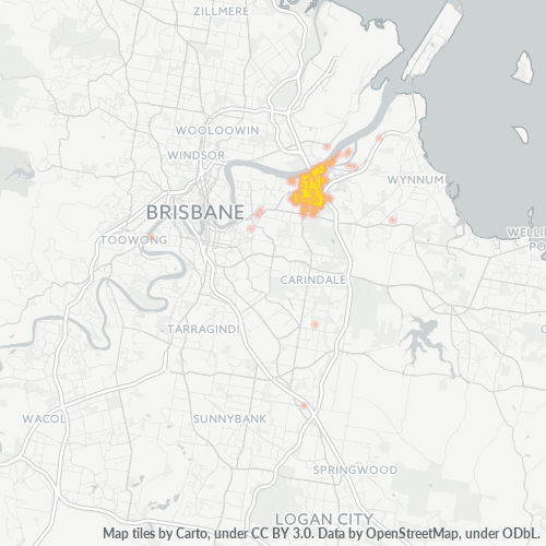 4172 Business Density Heatmap
