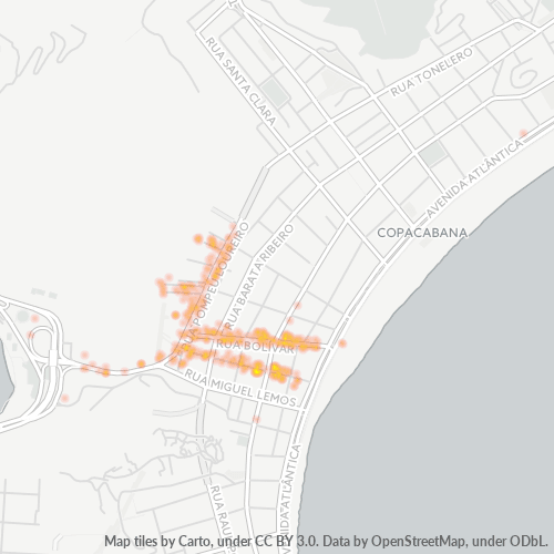 22061-000 Heatmap de Densidade da Empresa