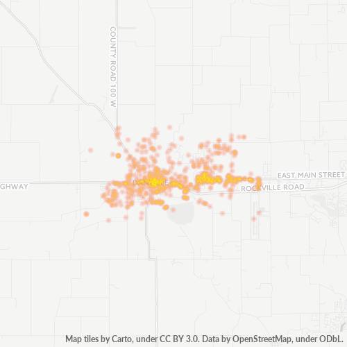46122 Business Density Heatmap