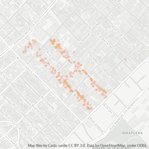 01425-000 Heatmap de Densidade da Empresa