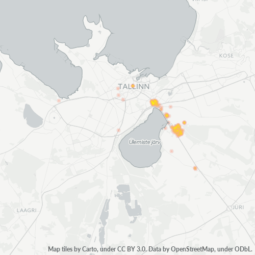10112 Äritegevuse tiheduse kaart