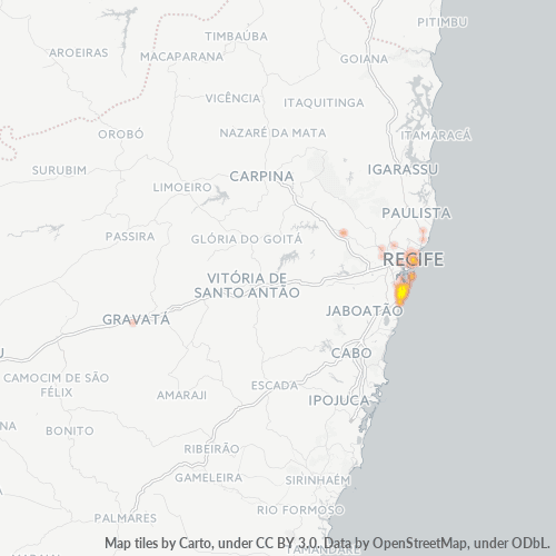 51030-000 Heatmap de Densidade da Empresa