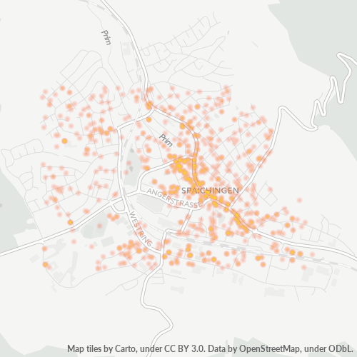 Heatmap für plz 78549