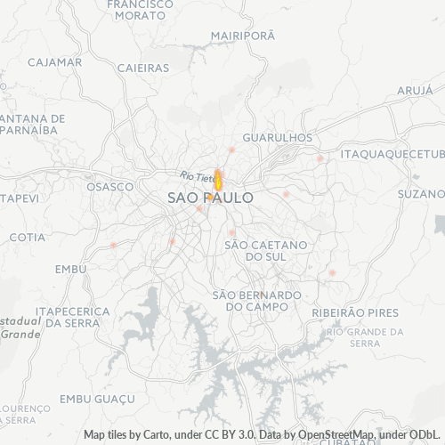 03033-000 Heatmap de Densidade da Empresa