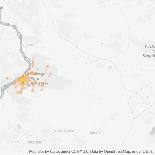 24-120 Mapa intensywności działalności gospodarczej