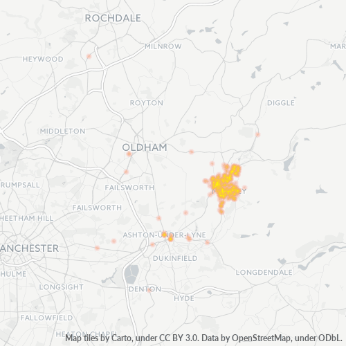 OL5 Business Density Heatmap