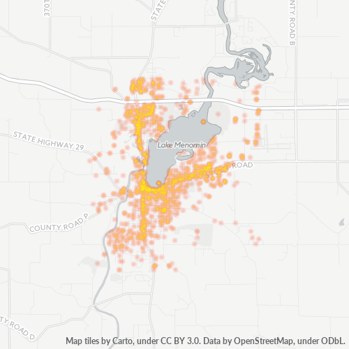 54751 Business Density Heatmap