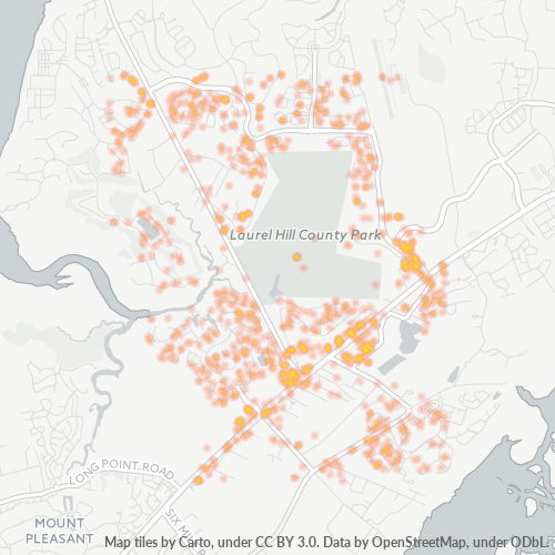 29466 Business Density Heatmap