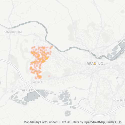 RG31 Business Density Heatmap