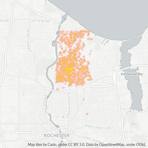 14617 Business Density Heatmap