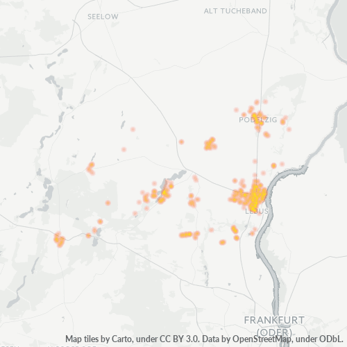 Heatmap für plz 15326