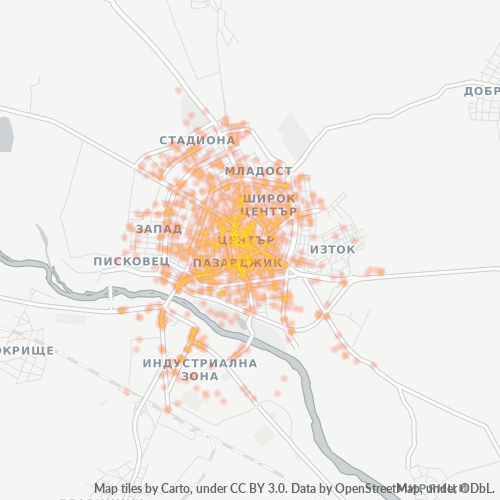 4400 Топлинна карта на бизнеса