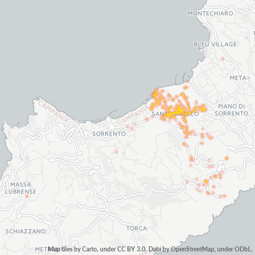 Mappa di calore per cap 80065