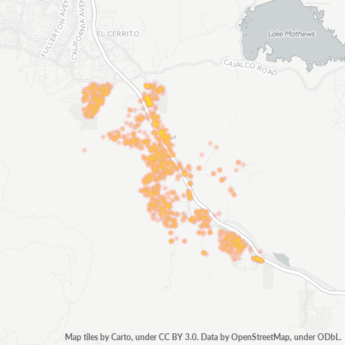 92883 Business Density Heatmap