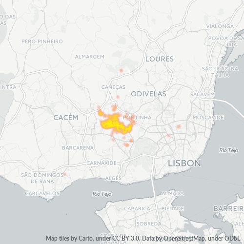 2700 Heatmap de Densidade da Empresa