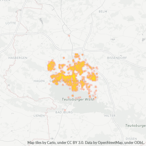 49124 Standortdichte-Heatmap