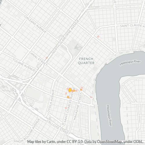 70170 Business Density Heatmap