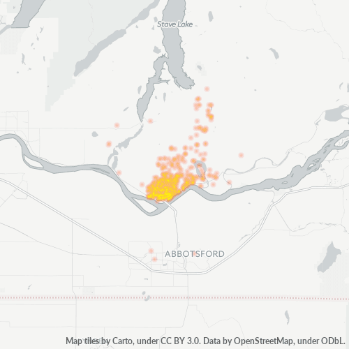 V2V Business Density Heatmap