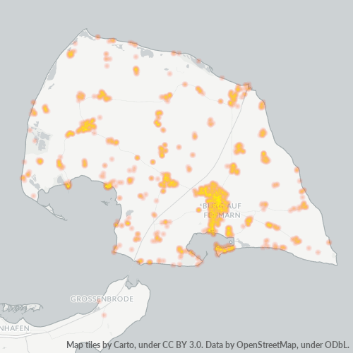 Heatmap für plz 23769