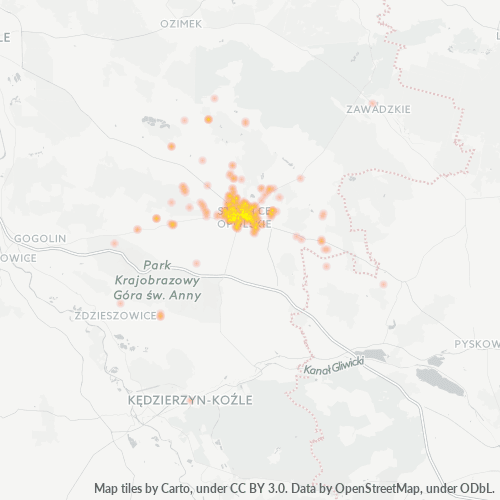 47-100 Mapa intensywności działalności gospodarczej