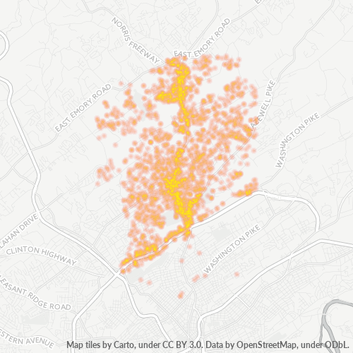 37918 Business Density Heatmap