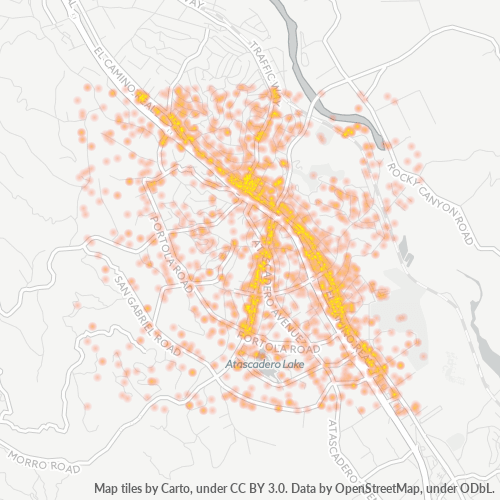 93422 Business Density Heatmap